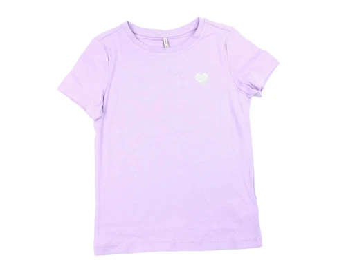 Kids ONLY lavendula logo t-shirt